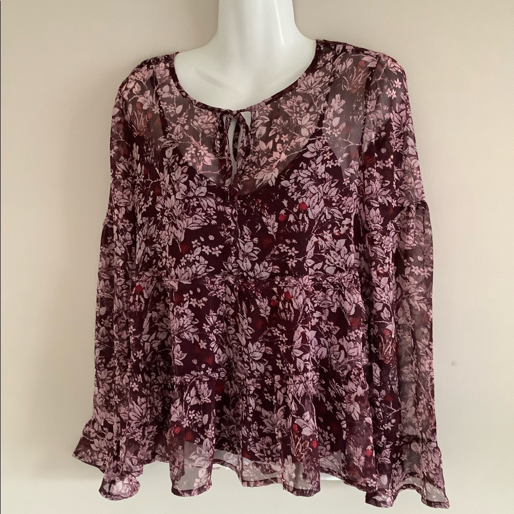 Lucky brand blouse Sz Small